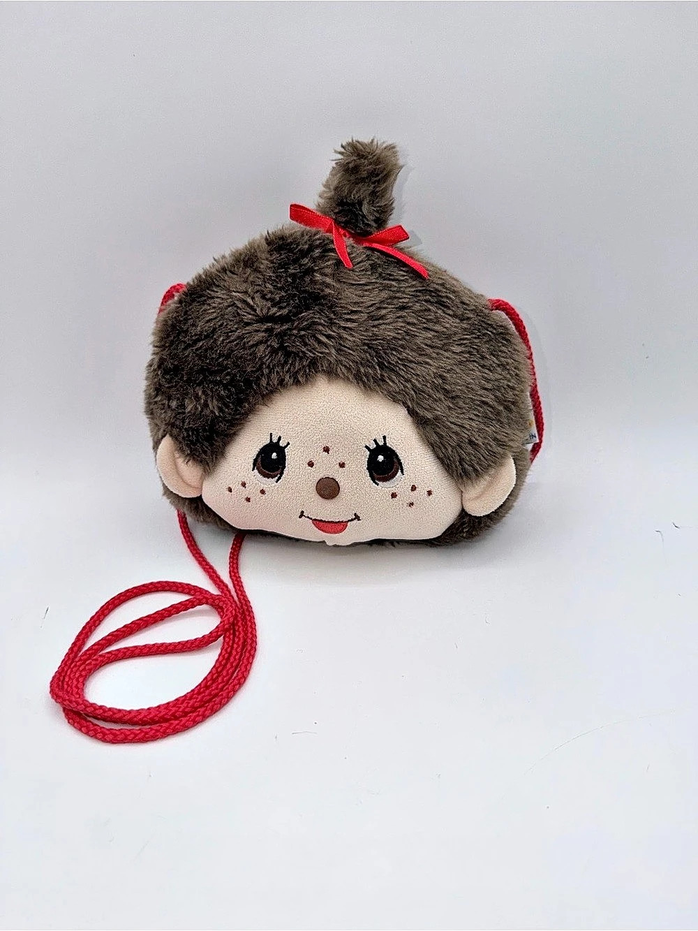 Monchhichi Kun Face Plush Crossbody Bag